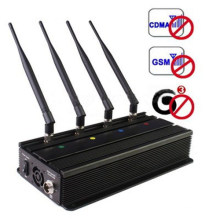 4 Antennas 3G Cellphone Jammer Signal Blocker